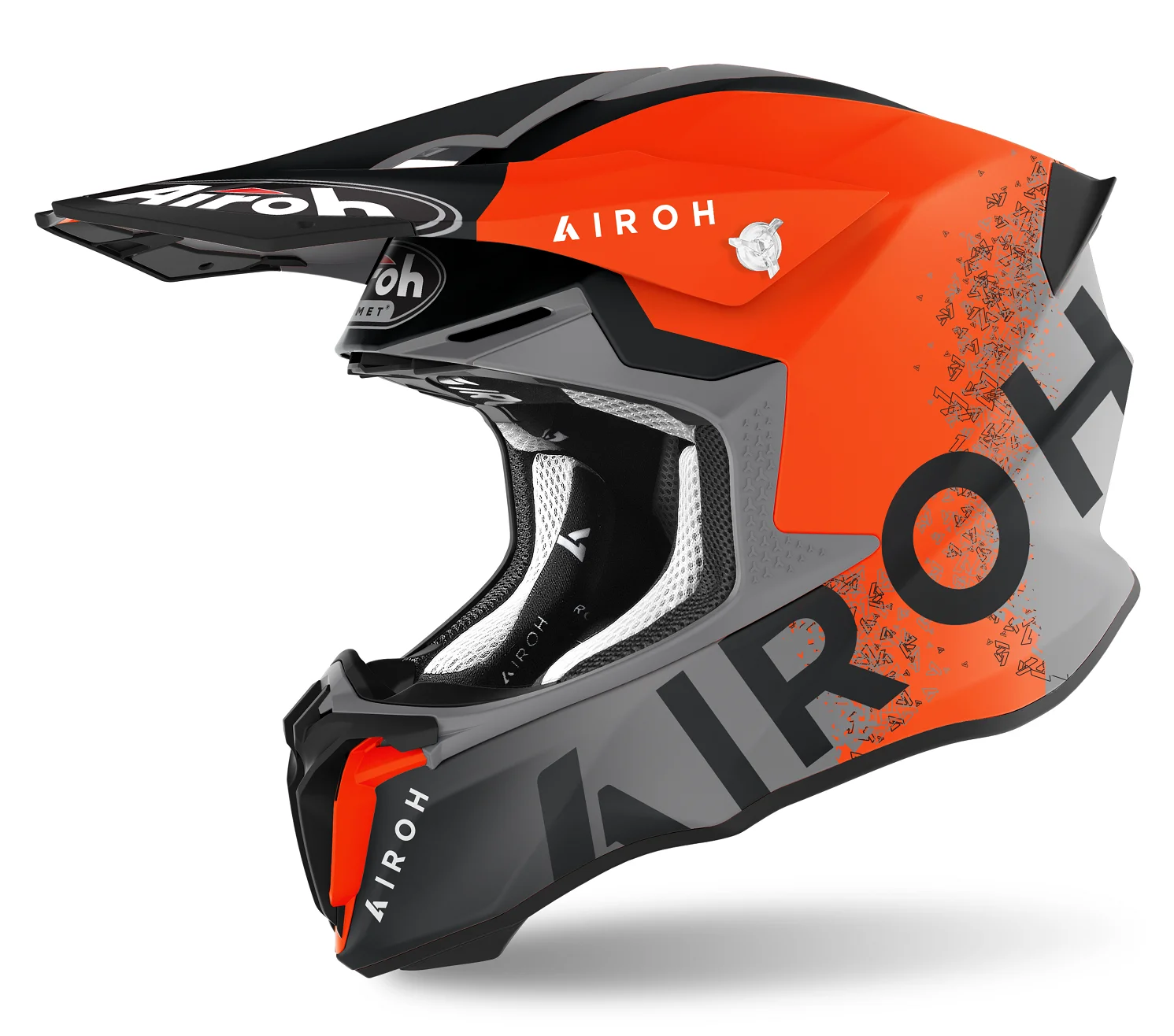 Capacete Airoh Twist 2.0 Bit Laranja - Spinelli Motos Boutique